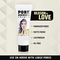 Pore Minimizer Primer For Long Lasting  Flawless Make Up Primer - 10 ml (Transparent)-thumb2