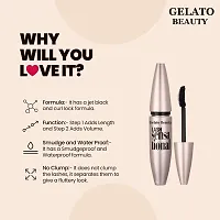 Highly Waterproof Mascara | All Day Wear | Long Lasting Black 10 ml (Black)-thumb1