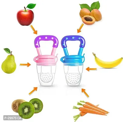 Gelato Beauty fruit Feeder Food /Silicone Food Nibbler/ teether and Feeder ( Multicolour )-thumb0