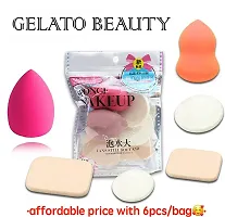 Gelato Beauty  Professional 12 Piece Makeup Brush Set With Dabi + Soft 6 in 1 Makeup Sponge (Pack of 18)-thumb2