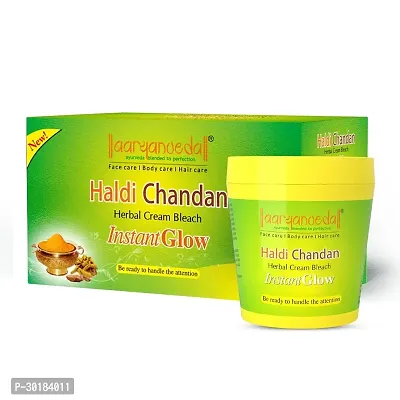 Haldi -Chandan Bleach Cream Instant Glow Fairness Facial Pack for All Skin Types (250 gm)-thumb0