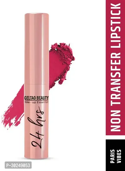 Cosmetics 24 Hrs Non Transfer Matte Lipstick Long Lasting (LL03-23)  (Paris Vibes, 3 g)-thumb3