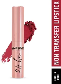 Professional Long Lasting Cosmetics 24 Hrs Non Transfer Matte Lipstick (LL03-10)  (Pinkity Pooh, 3 g)-thumb2