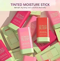 Cream Blush Sticks - Multi-Use Makeup Stick for Cheeks and Lips with Hydrating Formula SET OF 3-thumb3