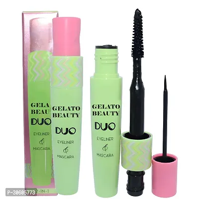 Gelato Beauty Duo 2 in 1 Mascara  Eye Liner Lightweight, Denser  Longer Lashes, for  Long Lasting-thumb0