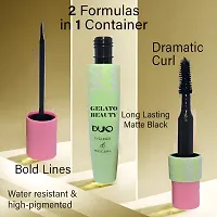 Gelato Beauty Duo 2 in 1 Mascara  Eye Liner Lightweight, Denser  Longer Lashes, for  Long Lasting-thumb2