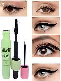 Gelato Beauty Duo 2 in 1 Mascara  Eye Liner Lightweight, Denser  Longer Lashes, for  Long Lasting-thumb1