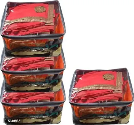 Special transprent Saree Cover Pack of 4