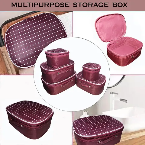 Multipurpose Cosmetic Storage Vanity box Organizers (Set Of 5)