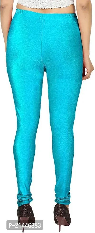 Fabulous Multicoloured Silk Blend  Leggings For Women-thumb2