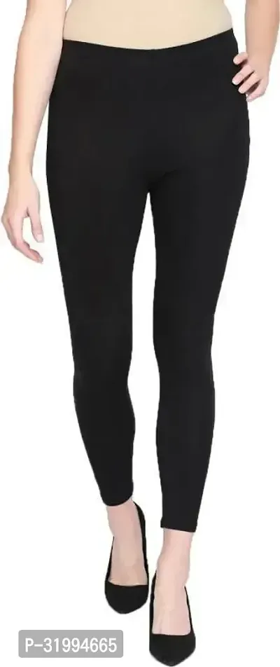 Fabulous Satin Solid Leggings For Women-thumb0