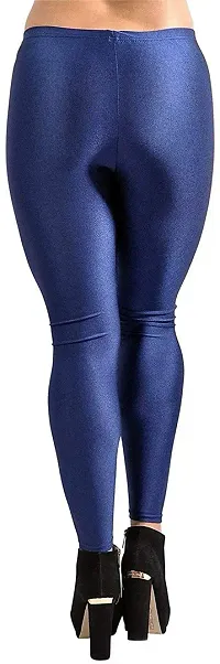 Fabulous Multicoloured Silk Blend  Leggings For Women-thumb2