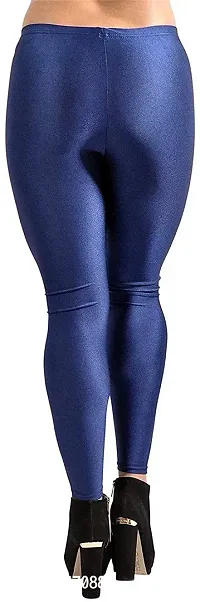 Fabulous Multicoloured Silk Blend  Leggings For Women-thumb3