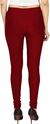 Fabulous Multicoloured Silk Blend  Leggings For Women-thumb1