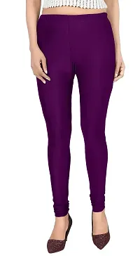 Stylish Multicoloured  Lycra Leggings For Women Pack Of 2-thumb4