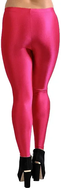 Fabulous Multicoloured Silk Blend  Leggings For Women-thumb2