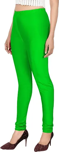 Colors Cube Streachable Shiny Chudidar Legging-thumb2