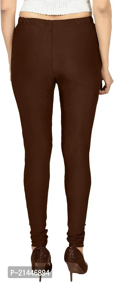 Fabulous Multicoloured Silk Blend  Leggings For Women-thumb2