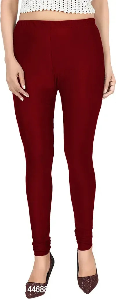 Fabulous Multicoloured Silk Blend  Leggings For Women