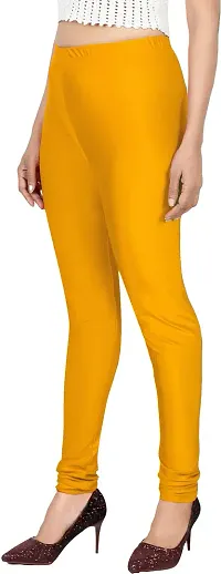 Colors Cube Streachable Shiny Chudidar Legging-thumb2