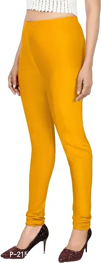 Colors Cube Streachable Shiny Chudidar Legging-thumb3