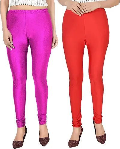 Fabulous Silk Blend Leggings Combo For Women