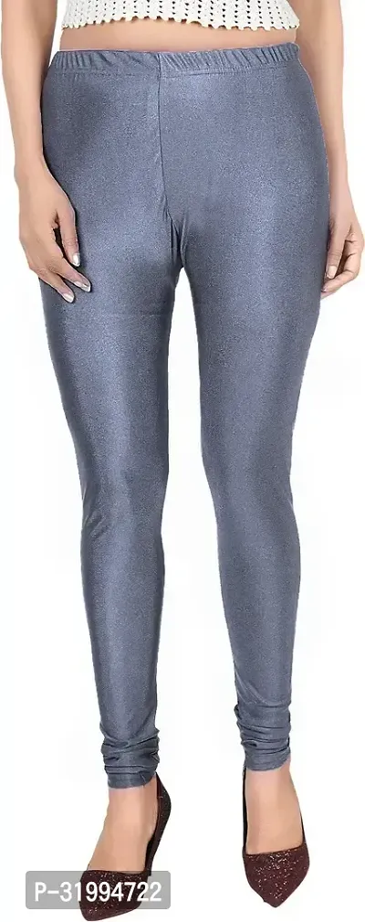 Fabulous Silk Blend Solid Leggings For Women-thumb0