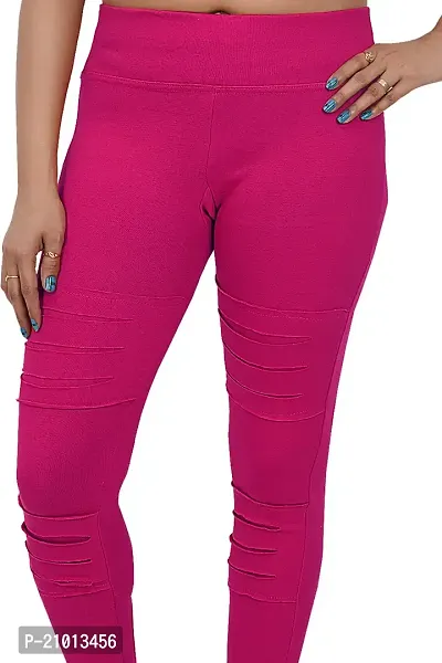 Stylish Cotton Spandex Legging For Women Ribbed Legging Style-thumb4