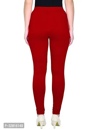 Fabulous Red Cotton Leggings For Women-thumb2