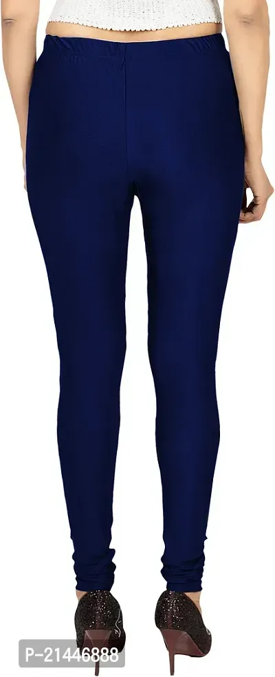 Fabulous Multicoloured Silk Blend  Leggings For Women-thumb2