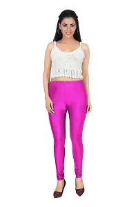 Fabulous Silk Blend Solid Leggings For Women-thumb4