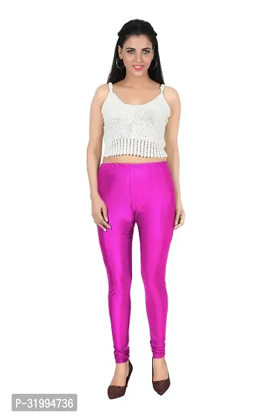 Fabulous Silk Blend Solid Leggings For Women-thumb5