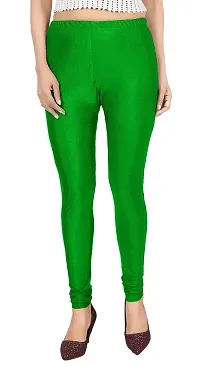 Stylish Multicoloured Lycra Solid Leggings For Women Pack Of 2-thumb3