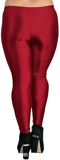 Colors Cube Streachable Shiny Chudidar Legging-thumb2