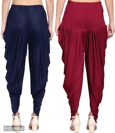 Fabulous Rayon Solid Dhoti Salwar For Women- Pack Of 2-thumb2