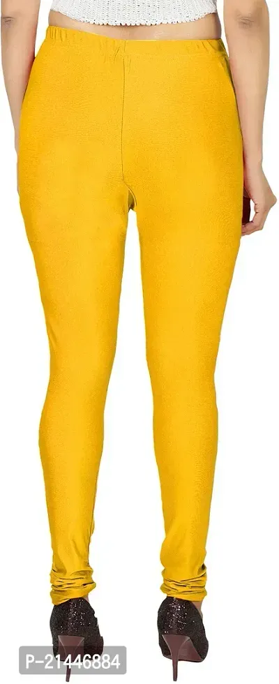 Fabulous Multicoloured Silk Blend  Leggings For Women-thumb2