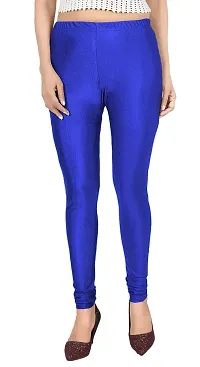 Stylish Multicoloured Lycra Solid Leggings For Women Pack Of 2-thumb3