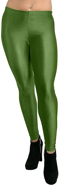 Colors Cube Streachable Shiny Chudidar Legging-thumb0