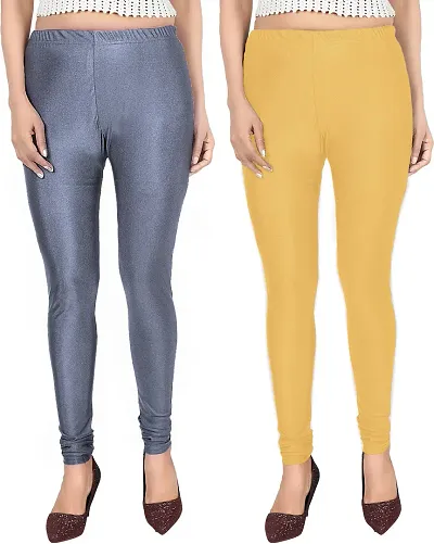 Fabulous Silk Blend Leggings Combo For Women