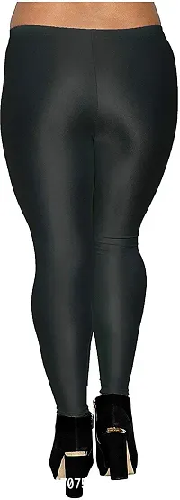 Fabulous Multicoloured Silk Blend  Leggings For Women-thumb2