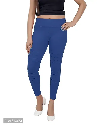 Buy Cream Leggings for Women by GO COLORS Online | Ajio.com