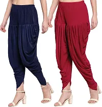 Fabulous Rayon Solid Dhoti Salwar For Women- Pack Of 2-thumb2