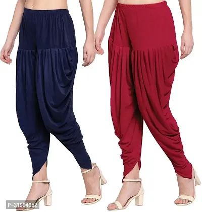 Fabulous Rayon Solid Dhoti Salwar For Women- Pack Of 2-thumb3