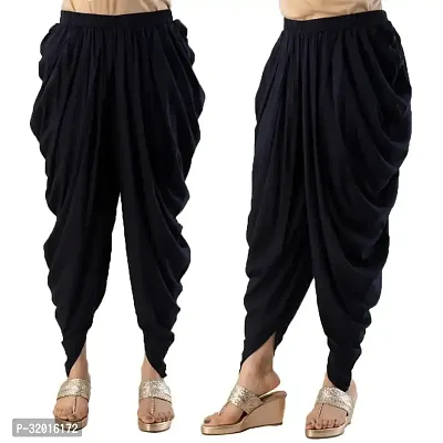 Fabulous Black Cotton Salwars For Women-thumb4