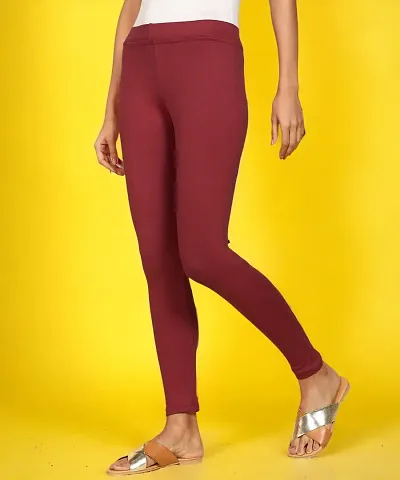 Fabulous Solid Ankle Length Leggings For Women