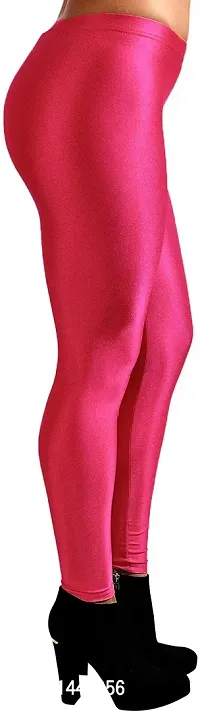 Fabulous Multicoloured Silk Blend  Leggings For Women-thumb3