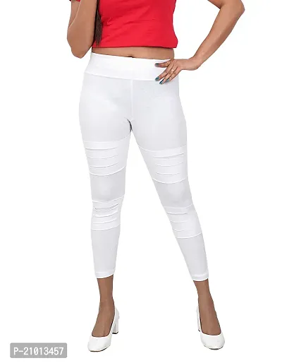 Stylish Cotton Spandex Legging For Women Ribbed Legging Style