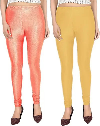 Fabulous Silk Blend Leggings Combo For Women