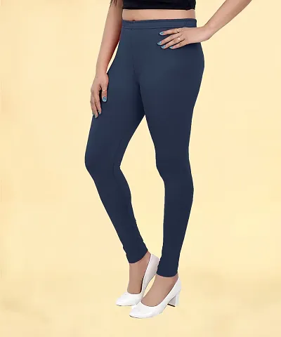 Fabulous Cotton Solid Leggings For Women