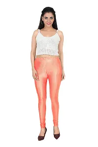 Fabulous Multicoloured Silk Blend  Leggings Combo For Women-thumb3